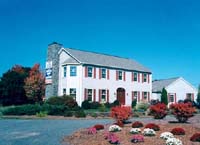 Home Store Two-Story Model Home Home Store two-story model home with breezeway and garage at its model home center
