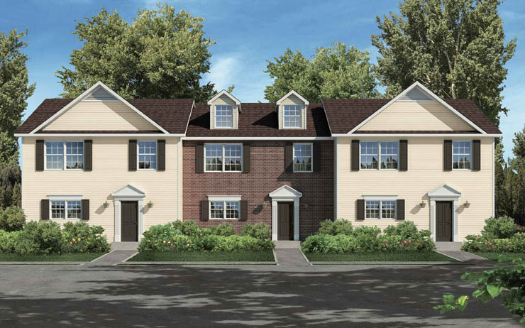 Street View of modular home Holbrook - 2 bed 2.5 bath