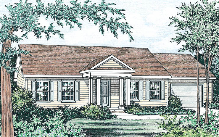 Hampshire 1  Story  Modular  Home  Floor Plan 